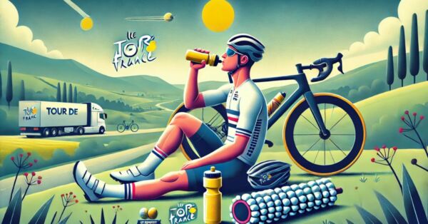 Tour de france cykelrytter Restituering